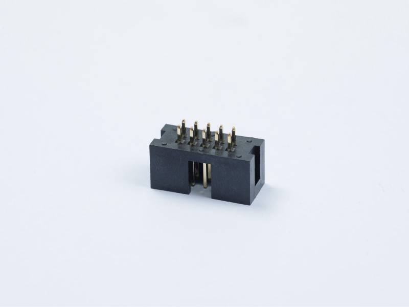 Box Header Dual Row PH2.54mm 2*5Pin TH 180 Degree DIP