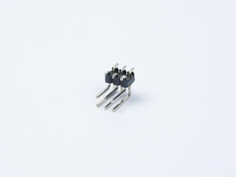 Pin Header PH2.54mm Dual Row 2*3Pin Gold Plated Right Angled 90 Degree SMT