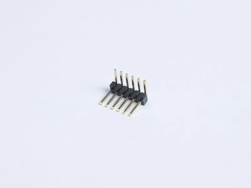 Pin Header PH1.27mm 6Pin Gold Plated 90 Degree DIP