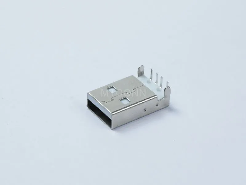 USB2.0 4Pins A Type R/A DIP Sinking Male