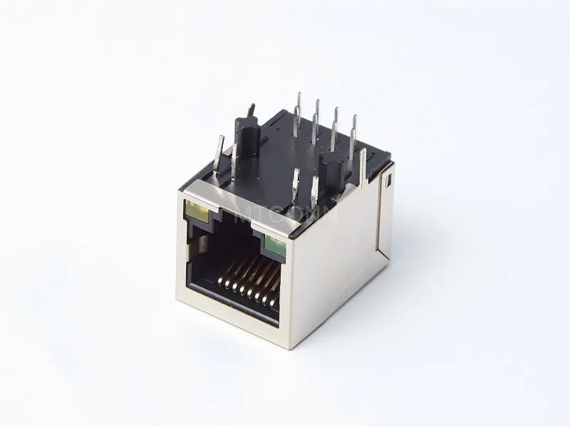 90°DIP 10P8C RJ45 With shielding Connector