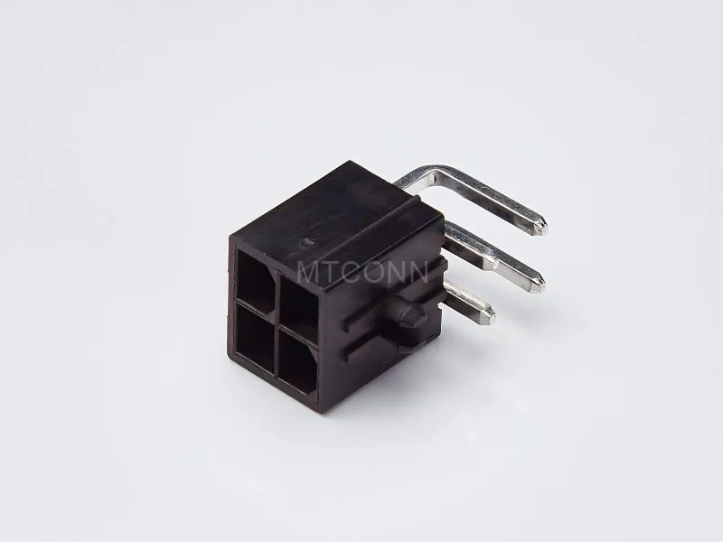 Wafer Connector PH4.2 4Pin 90°DIP Double Row with Dosing Posts