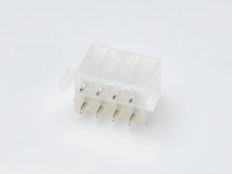 Wafer Connector PH4.2 4*2Pin Dual Row 180°DIP with Hollow Needles