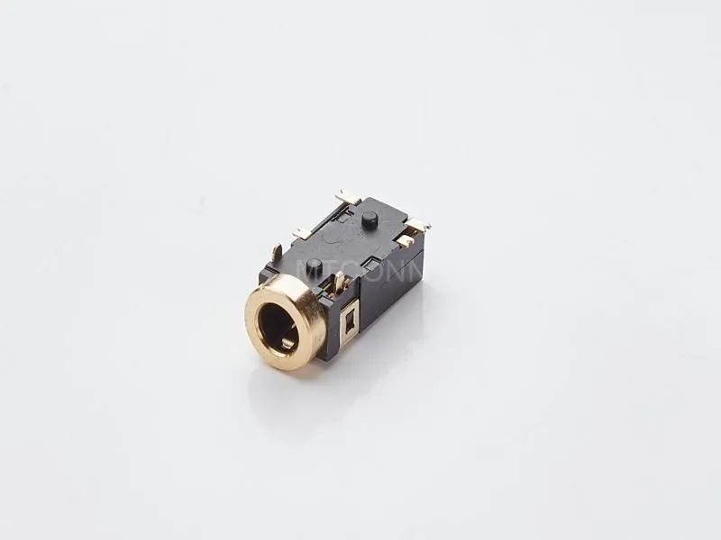 Earphone Jack 3.5mm 6Pin SMT DIP Type with Reference Pins