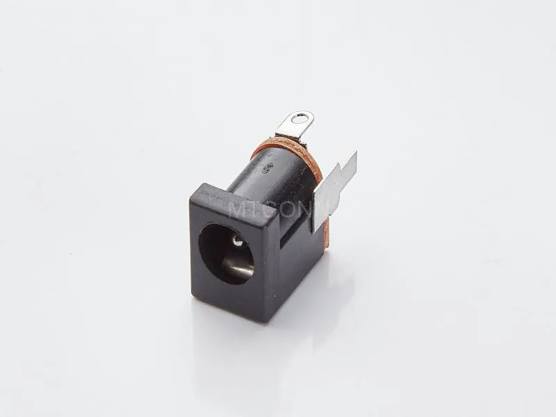 DC Jack Connector 2.35mm 3Pin Vertical 180 Degree DIP