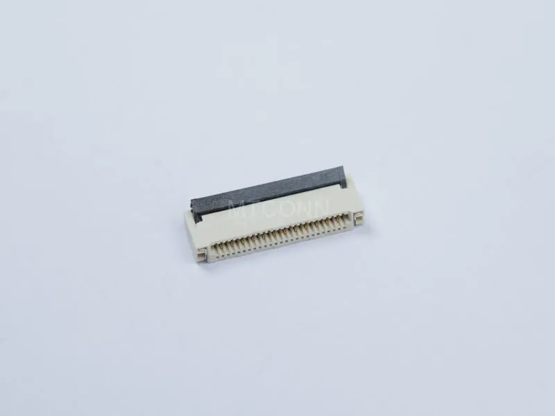 FPC Connector 1.0mm Pitch 12Pin 2.0mm Height Right Angle SMT Positive Position