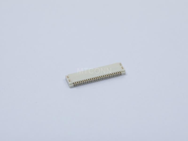 FPC Connector 0.5mm Pitch 26Pin 1.2mm Height Right Angle SMT Upper & Bottom Contact Front insert