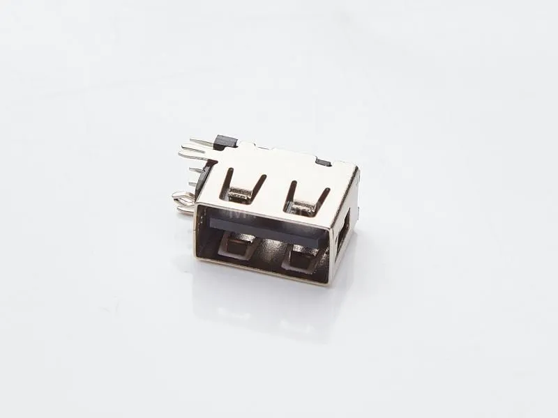 USB 2.0 Connector 4 Pin 10mm Length Right Angle T/H
