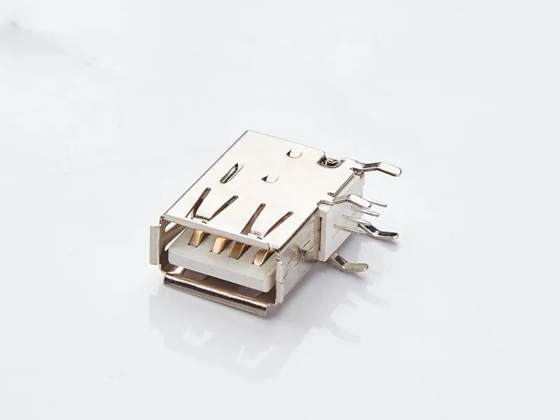 USB 2.0 Connector 4 Pin Right Angle T/H