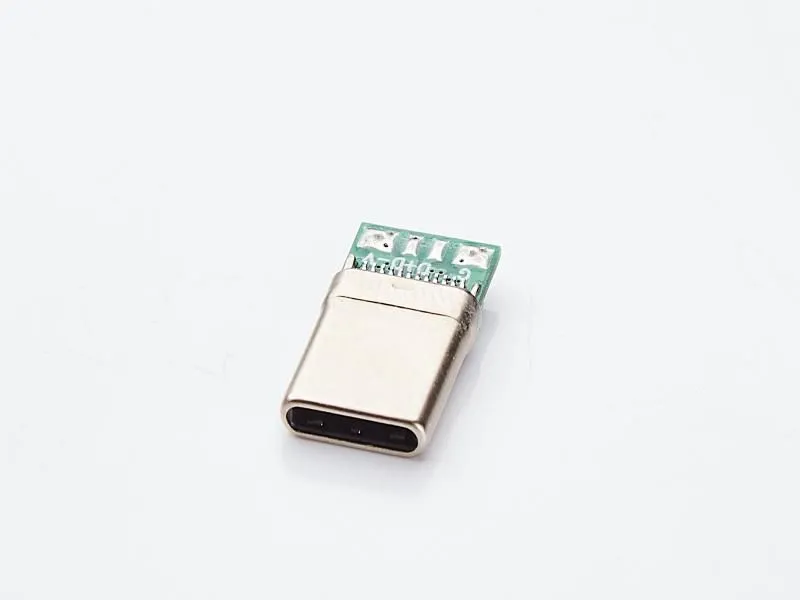 USB Type C Connector Plug 4 Soldering Pin