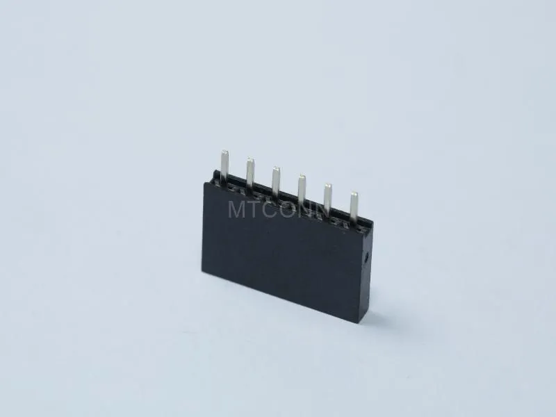 Female Header PH2.54mm H8.5mm 6Pin 180 Degree DIP