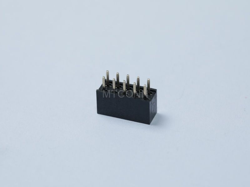 Female Header PH2.54mm Double Row 5*2Pin H5.7 180 Degree DIP