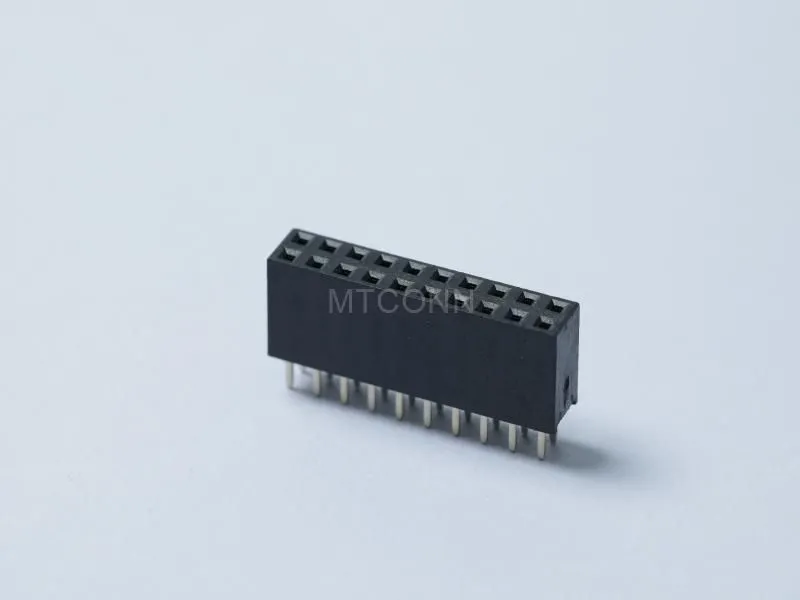 Female Header Double Row PH2.54mm 10*2Pin 180 Degree DIP
