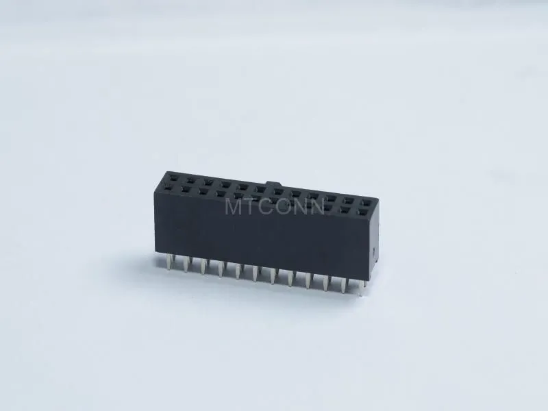 Female Header PH2.54mm Double Row 12*2Pin 180 Degree DIP