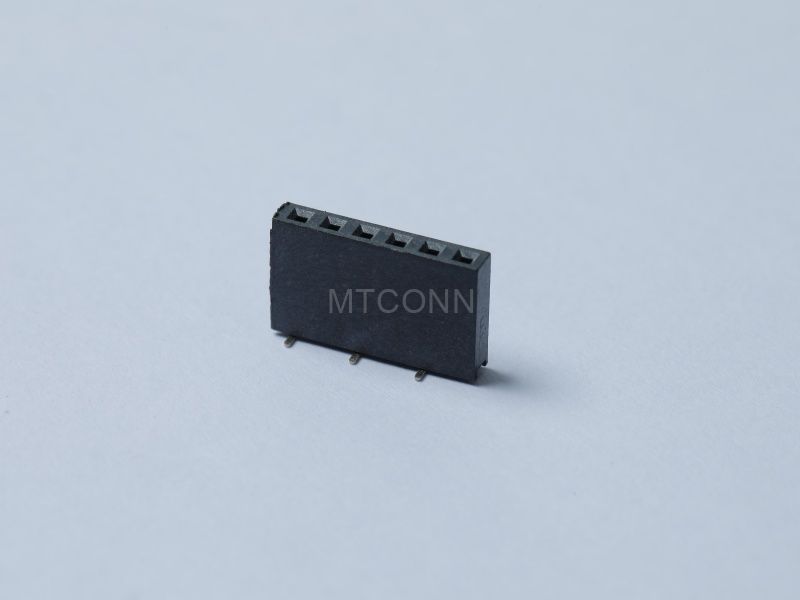 Female Header PH2.54mm 6Pin 180 Degree SMT