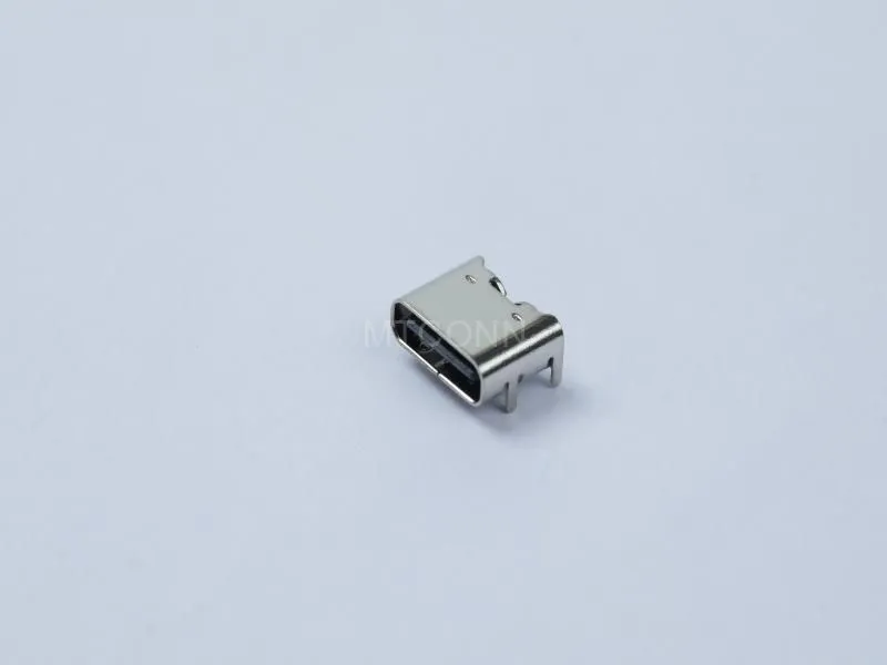 USB Type C Connector 6Pin 6.8mm Length Horizontal SMT Type