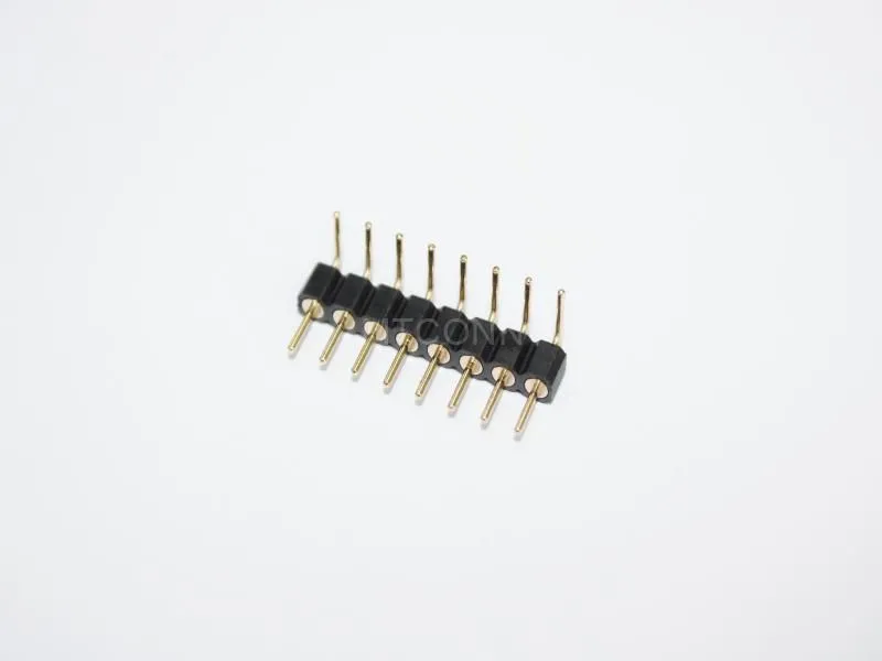Pin Header PH2.54mm 8Pin Gold Flash 90 Degree DIP