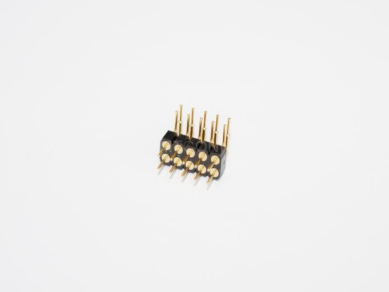 Pin Header PH2.54mm Dual Row 2*5Pin Gold Flash 90 Degree DIP