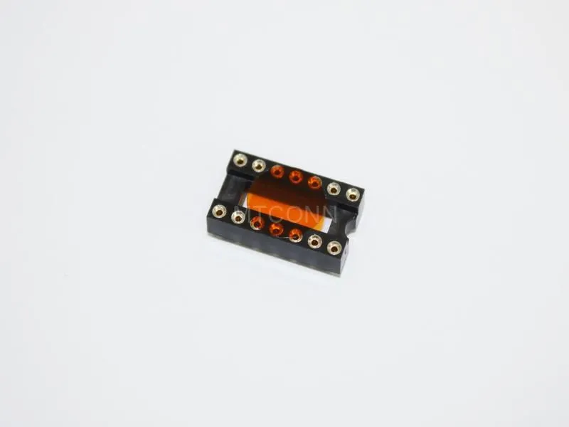 Female Header Dual Plastic Dual Row 2*7 Pin 180 Degree DIP