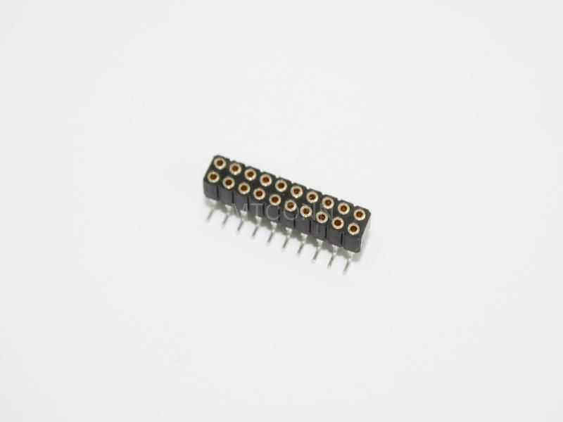 Female Header PH2.0mm Dual Row 2*10Pin 180 Degree SMT