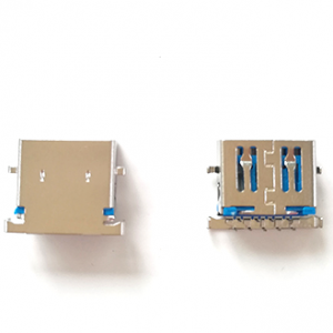USB3.0 flat DIP solder USB connectors