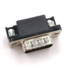 D-sub connector 9 pins right angle DIP male