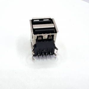 USB2.0 double layer 2*4 pins DIP horizontal