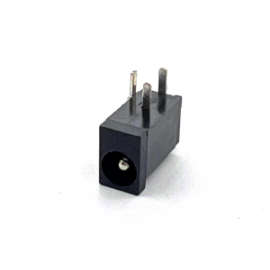 DC power jack Ф1.6mm 3P DIP right angle