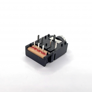 Earphone jack 8 pins DIP horizontal