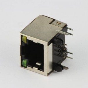 Professional Manufacturer RJ45 Socket Connector with LED